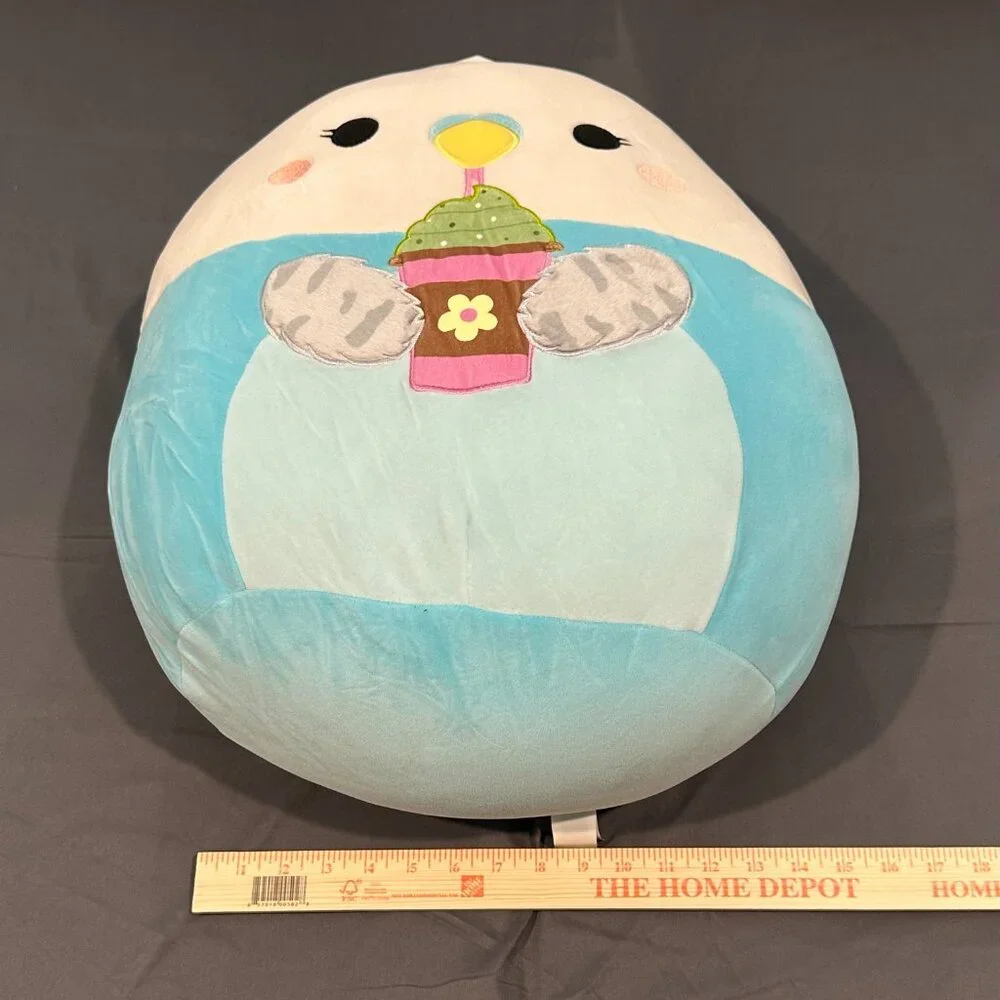 SQUISHMALLOWS‎ Tycho the Parakeet Plush Bird - 16